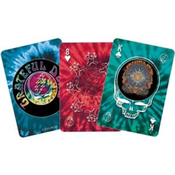 Grateful Dead Themed Deck of Cards Tie Dye Officially licensed New in Box - Picture 2 of 3